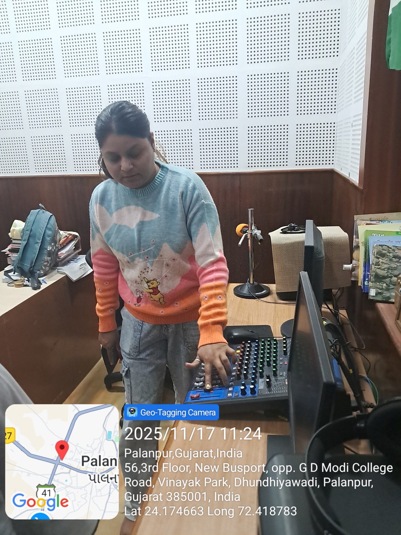 Industrial Visit: Community Radio Station, Palanpur (Semester 3)